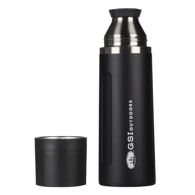 GSI Glacier 1l Vacuum Bottle Black, termos - Bilde 3